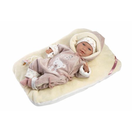 Llorens 74106 NEW BORN - realistick panenka miminko se zvuky a mkkm ltkovm tlem 42cm